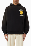 Market Smiley Upside Down Lockup Hoodie – Jet Black