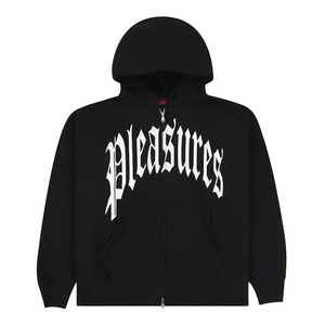 Pleasures Twitch Zip Hoodie – Black