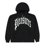 Pleasures Twitch Zip Hoodie – Black