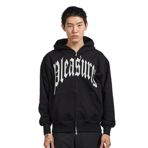 Pleasures Twitch Zip Hoodie – Black