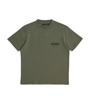 Glokk Company S.W.A.T Basic Camo Print T-shirt - Miltary Green