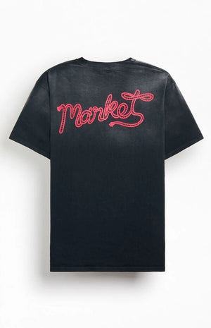 Market Lasso Lockup T-Shirt – Pirate Black