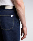 Edwin Cosmos Pant - Blue Dark Marble Wash
