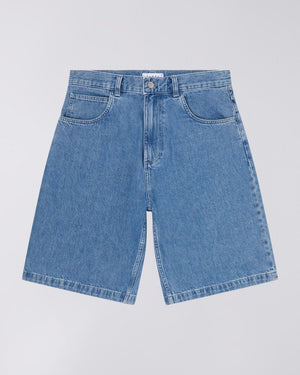 Edwin Worker Short Blue - Light Stone Washed