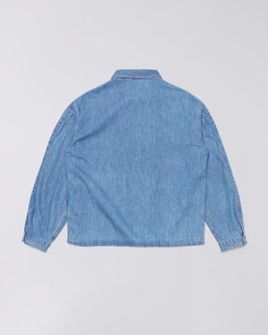 Edwin Workman Shirt LS – Blue Light Stone Washed