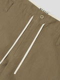 Merely Made Sand Brown Relaxing Wide String Pants
