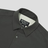 Merely Made Us Cropped Shirt - Dark Taupe