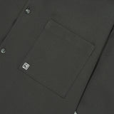 Merely Made Us Cropped Shirt - Dark Taupe