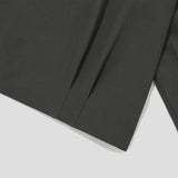Merely Made Us Cropped Shirt - Dark Taupe