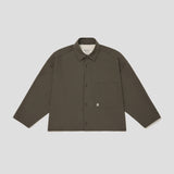 Merely Made Us Cropped Shirt - Dark Taupe
