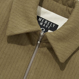Merely Made Premium Vintage Woolen Stripe Blouson - Peanut Brown