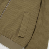 Merely Made Premium Vintage Woolen Stripe Blouson - Peanut Brown