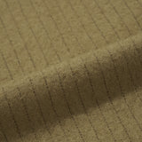 Merely Made Premium Vintage Woolen Stripe Wide Pants - Peanut Brown
