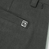 Merely Made Premium Dual Fabric Contrast Wide Pants - Royal Black