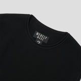 Merely Made Premium Wide Shoulder Knit Sleeveless – Asphalt Black