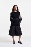 Merely Made Premium Wide Shoulder Knit Sleeveless – Asphalt Black