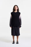 Merely Made Premium Wide Shoulder Knit Sleeveless – Asphalt Black