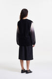 Merely Made Premium Wide Shoulder Knit Sleeveless – Asphalt Black