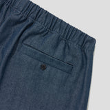 Merely Made Premium Two Tone Twill Relaxed Light Shorts – Sky Blue Indigo
