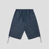 Merely Made Premium Two Tone Twill Relaxed Light Shorts – Sky Blue Indigo