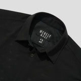 Merely Made Us Mesh Cropped Shirt – Cool Black