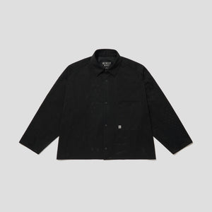 Merely Made Us Mesh Cropped Shirt – Cool Black