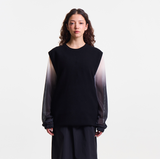 Merely Made Premium Wide Shoulder Knit Sleeveless – Asphalt Black