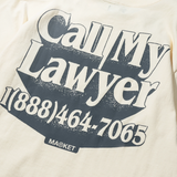 Market Call My Lawyer 3D T-Shirt - White