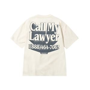 Market Call My Lawyer 3D T-Shirt - White