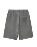 Carhartt Wip Nelson Sweat Short - Graphite Garment Dyed