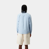 Carhartt Wip L/S Bolton Shirt - Air Sky Garment Dyed