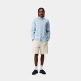 Carhartt Wip L/S Bolton Shirt - Air Sky Garment Dyed
