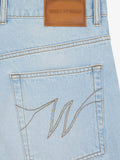 Walk in Paris Baggy Pants in Light-Washed Denim – Blue