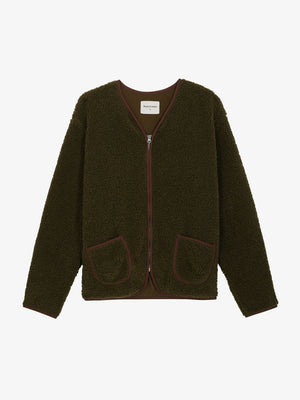 Walk in Paris The Shepherd’s Jacket With Long Sleeves– Green & Brown