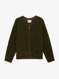Walk in Paris The Shepherd’s Jacket With Long Sleeves– Green & Brown