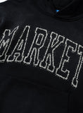 Market Static Arc Sweater Hoodie - Black