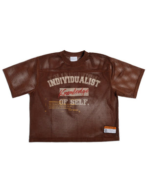 Individualist Knowledge Heavy Box Mesh Jersey – Brown