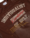 Individualist Knowledge Heavy Box Mesh Jersey – Brown