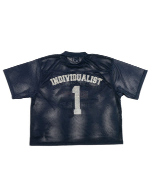 Individualist Knowledge Heavy Box Mesh Jersey – Navy