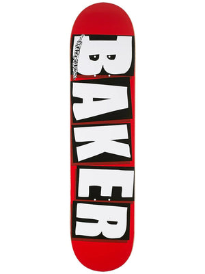 Baker Team Brand Logo White Skateboard Deck – 8.25