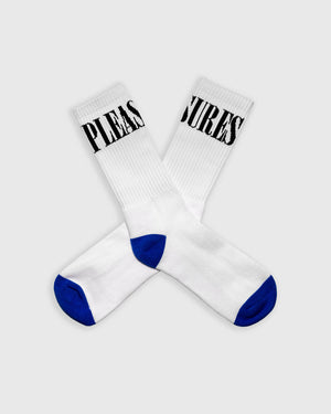 Pleasures Monitor Socks - White