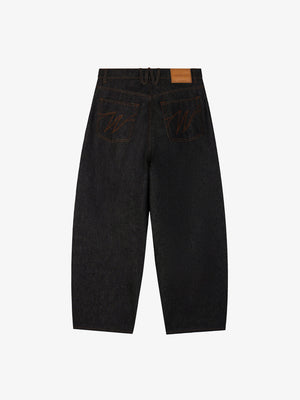 Walk In Paris Raw Denim Balloon Pants - Indigo Blue