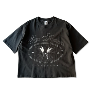 Ego System V6.0 Ironic Greeting Tee - Washed Black