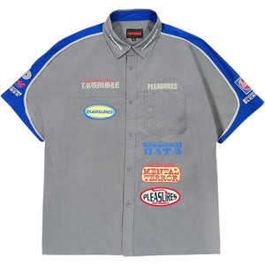 Pleasures Terror Button Up - Grey