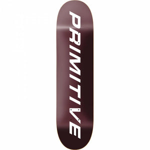 Primitive Euro Slant Core Burgund Skateboard Deck - 8.125