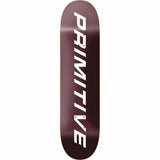 Primitive Euro Slant Core Burgund Skateboard Deck - 8.125