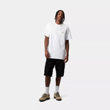 Carhartt WIP S/S Chase T-Shirt - White/Gold