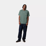 Carhartt WIP S/S Pocket T-Shirt - Silver Pine