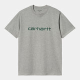 Carhartt S/S Script T-Shirt - Grey