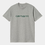Carhartt WIP S/S Script T-Shirt - Grey
